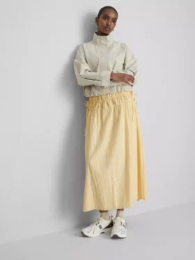 Midi-rok met plooien