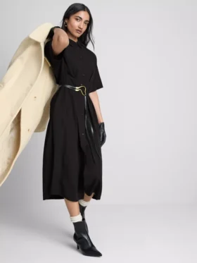 Midi-shirtjurk