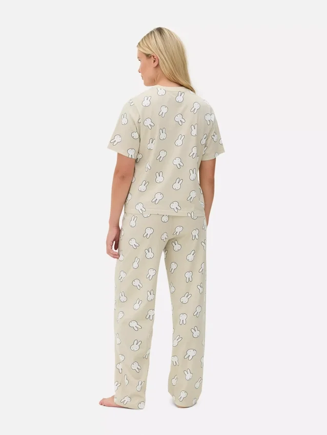 Miffy-pyjama's van katoen met print