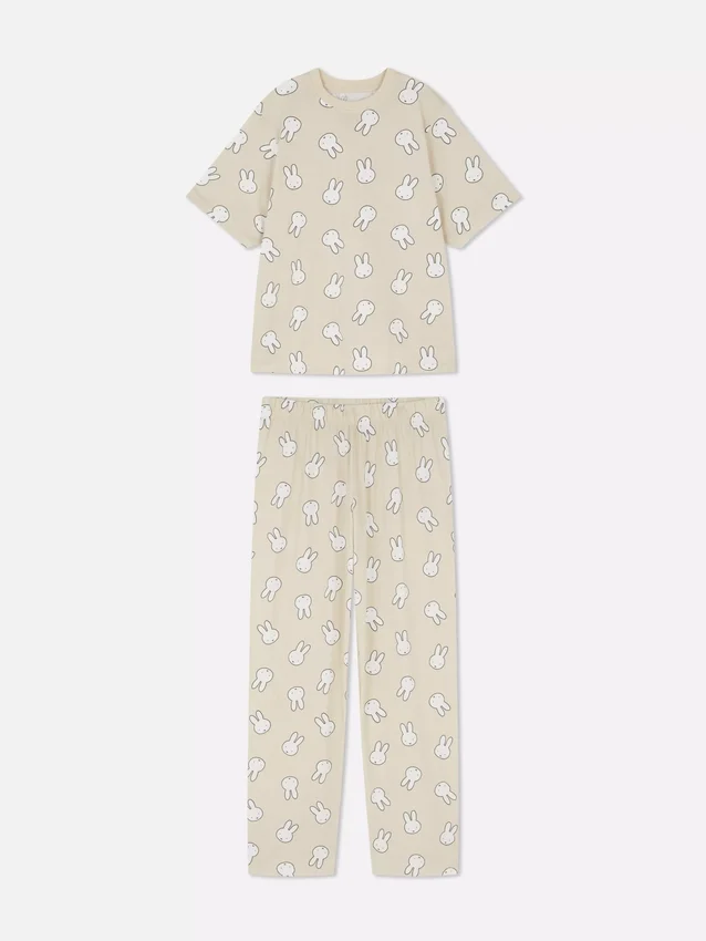 Miffy-pyjama's van katoen met print