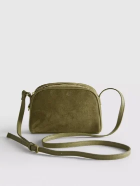 Mini-crossbodytas van imitatiesuède