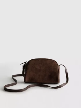 Mini-crossbodytas van imitatiesuède