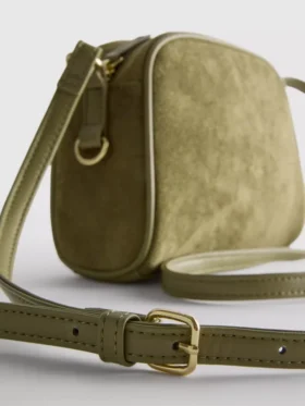Mini-crossbodytas van imitatiesuède