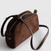Mini-crossbodytas van imitatiesuède