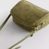Mini-crossbodytas van imitatiesuède