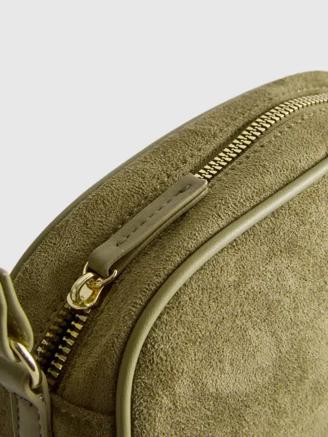 Mini-crossbodytas van imitatiesuède