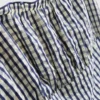 Mini-jurk met korset in gingham-motief