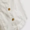 Mini-jurk van katoenen denim met knoopsluiting