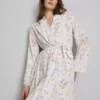 Mini-ochtendjassen met bloemenprint