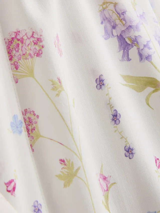 Mini-ochtendjassen met bloemenprint