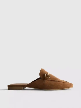 Mule-loafers met snaffle-details