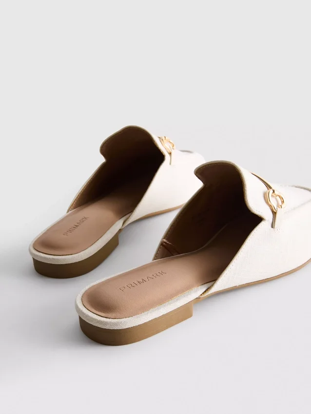 Mule-loafers met snaffle-details