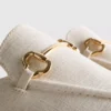 Mule-loafers met snaffle-details