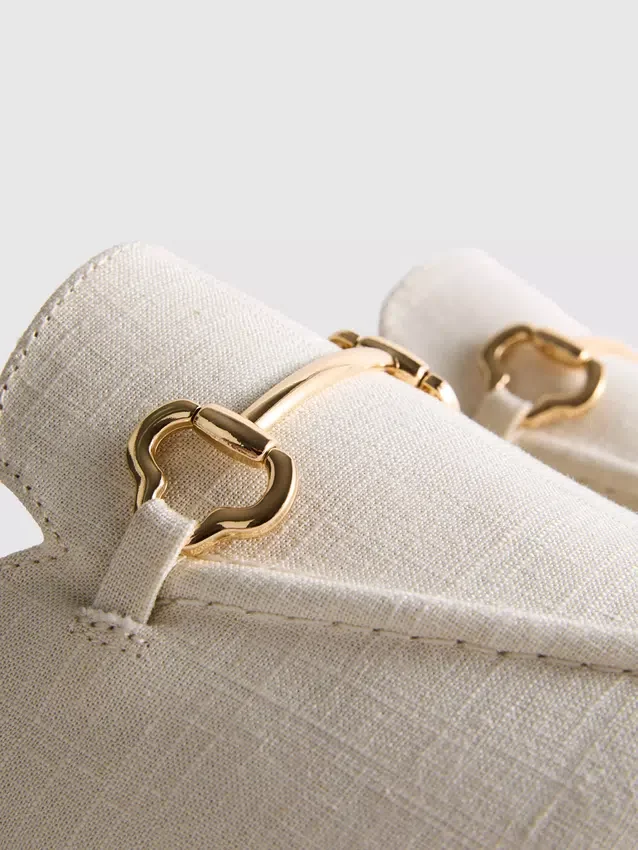 Mule-loafers met snaffle-details