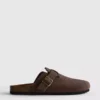 Mule-pantoffels met gesloten teen