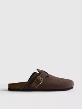 Mule-pantoffels met gesloten teen