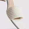 Mule-sandalen met blokhak en imitatieparels