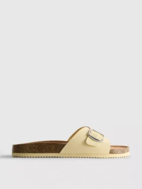 Mule-sandalen met gesp