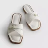 Mule-sandalen met gesp