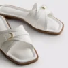 Mule-sandalen met gesp