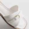 Mule-sandalen met gesp