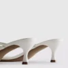 Mule-sandalen met teenriempje en hakken