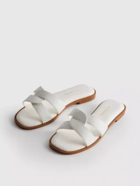Mules met gedraaide bandjes
