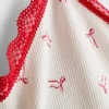 Naadloze bedrukte cropped pyjama-cami