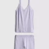 Naadloze cami-shorty-pyjama's