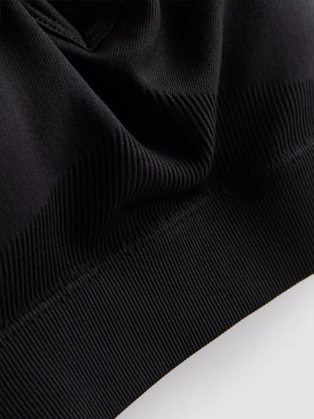 Naadloze crop top met gekruiste rug voor sport
