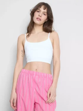 Naadloze, cropped cami-top