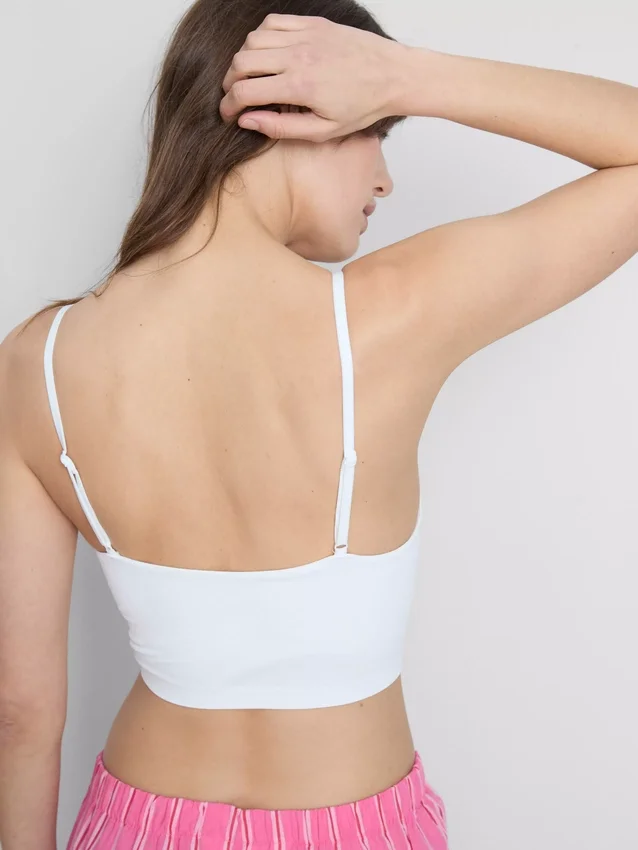 Naadloze, cropped cami-top