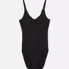 Naadloze Shapewear-bodysuit met ronde hals