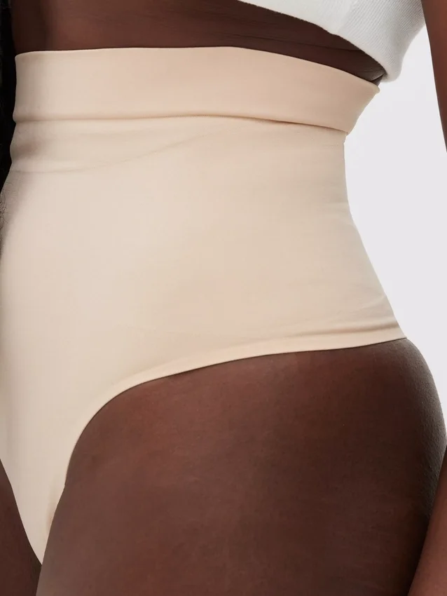 Naadloze Shapewear-string met hoge taille
