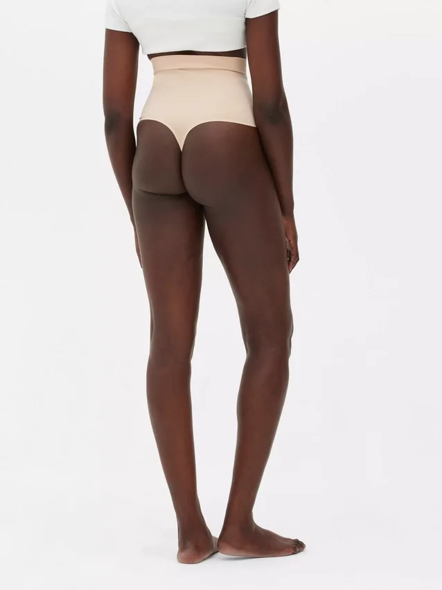 Naadloze Shapewear-string met hoge taille