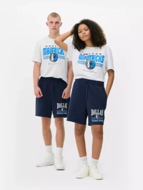 NBA Dallas Mavericks shorts met trekkoord