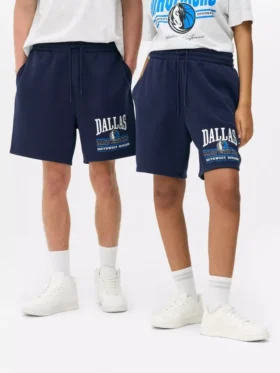 NBA Dallas Mavericks shorts met trekkoord