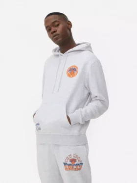 NBA New York Knicks hoodie met trekkoord