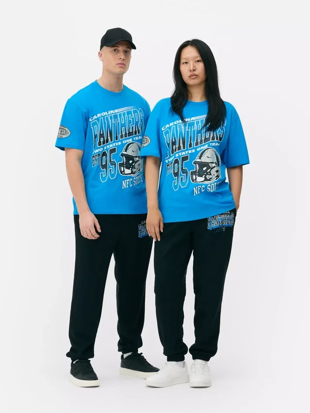 NFL Carolina Panthers T-shirt met opdruk