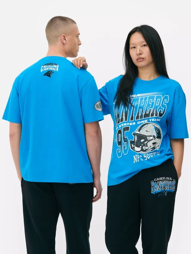 NFL Carolina Panthers T-shirt met opdruk