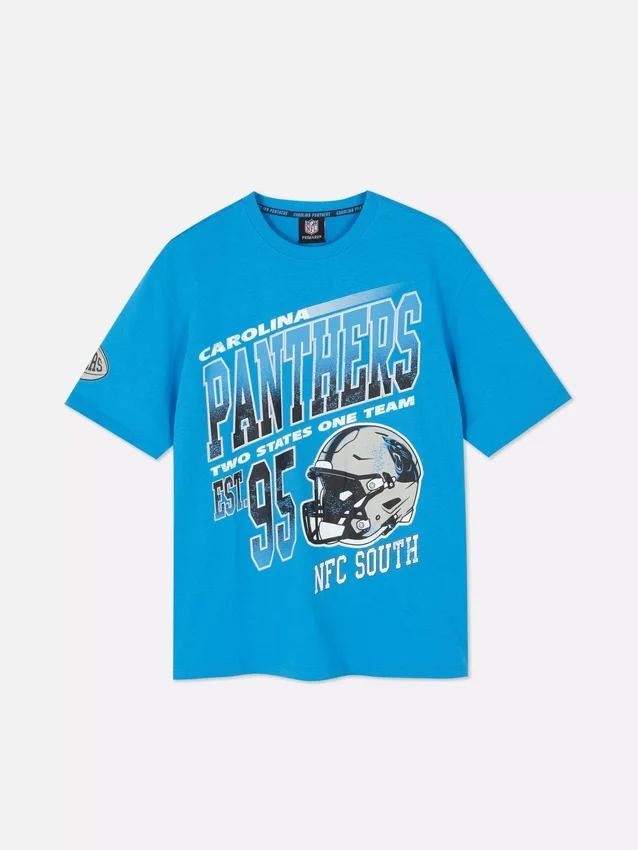 NFL Carolina Panthers T-shirt met opdruk