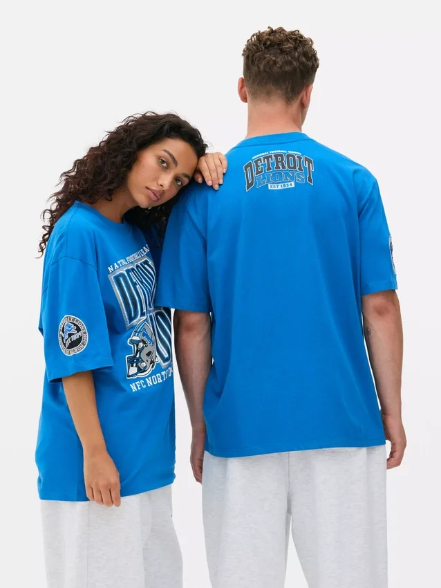 NFL Detroit Lions T-shirt met opdruk