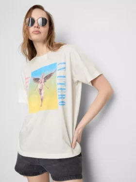 Nirvana katoenen regenboog-tour-T-shirt