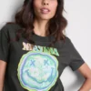 Nirvana T-shirt van gewassen katoen