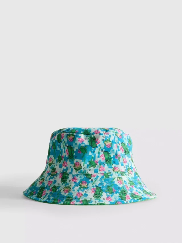 Omkeerbare Minecraft-buckethoed