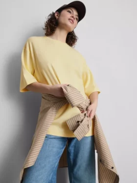 Onmisbaar oversized katoenen T-shirt