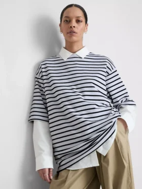 Onmisbaar oversized katoenen T-shirt