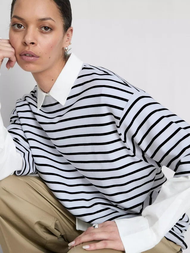 Onmisbaar oversized katoenen T-shirt