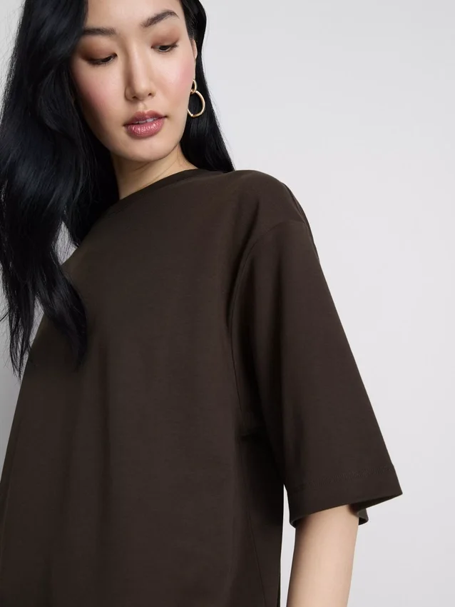 Onmisbaar oversized katoenen T-shirt