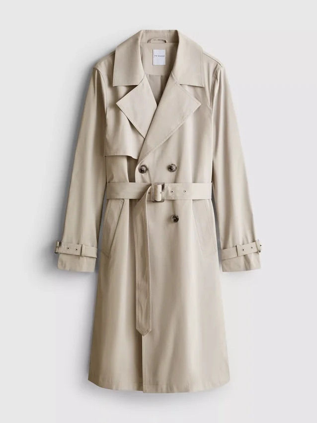 Onmisbare trenchcoat met riem